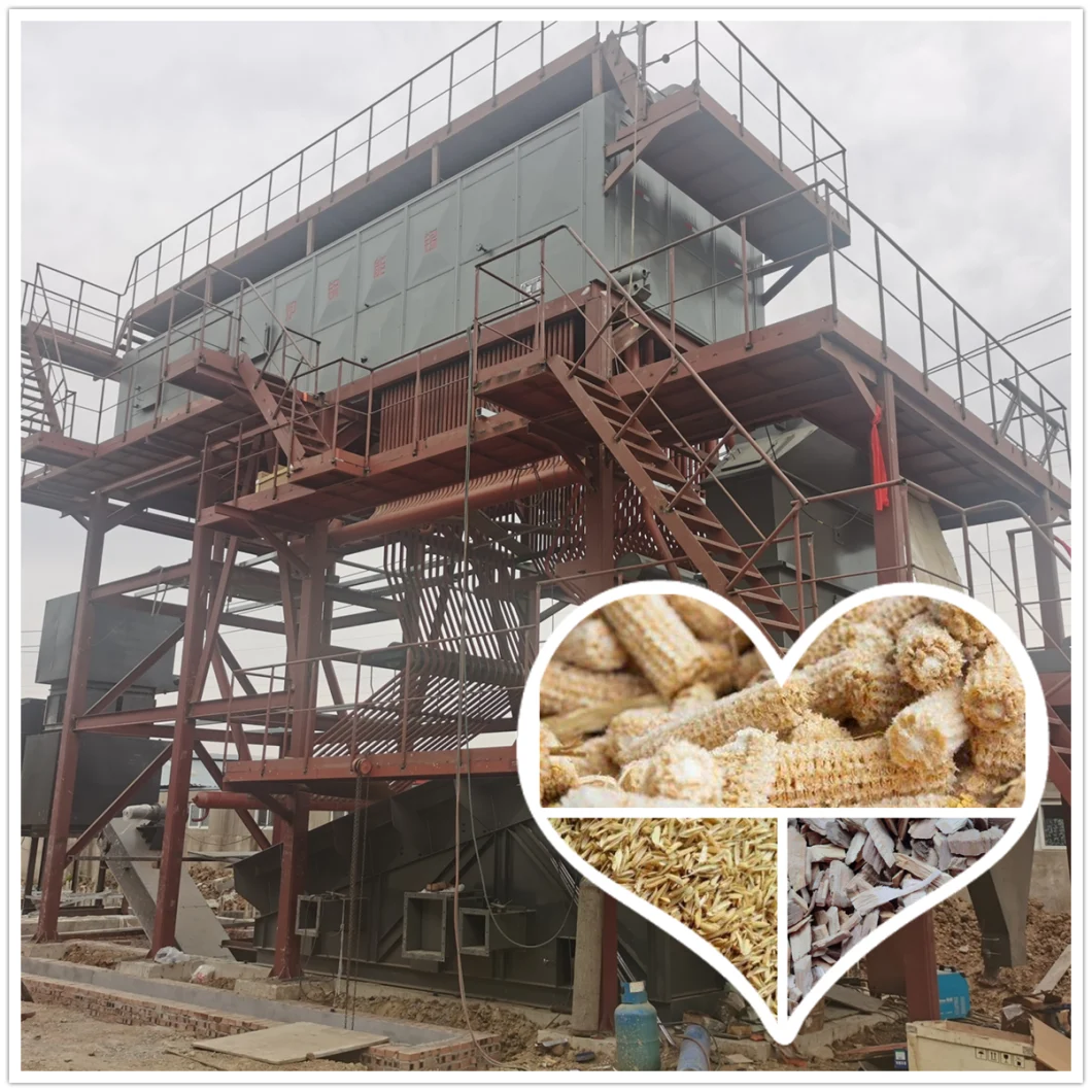 China Szw 4, 6, 8, 10, 12, 15, 20, 25 Tons Biomass Pellet Rice Husk Corn COB Wood Chips Sawdust Bagasse Fired Industrial Step Grate Water Tube Steam Boiler