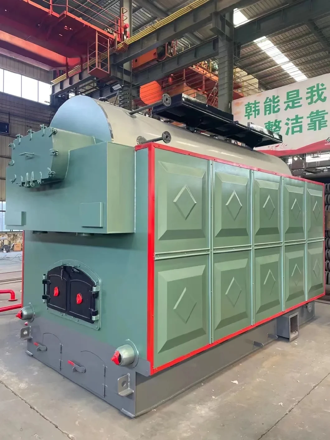 Factory Supply with Operation Manual Industrial Coal Fired Steam Hand Boiler with Economizer 1th 2 Ton/Hr 6ton/Hr