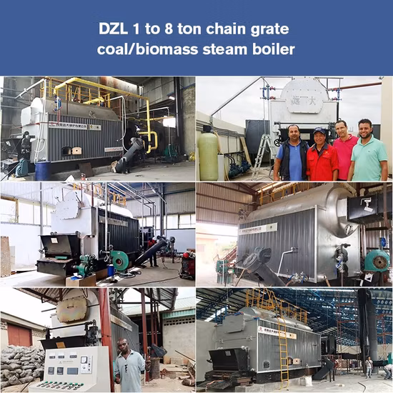 China Manufacturer Price Dzl Dzh Szl 1 to 40 Ton Automatic Coal Biomass Wood Pellet Chips Log Firewood Fired Chain Grate Stoker Industrial Steam Boiler for Sale